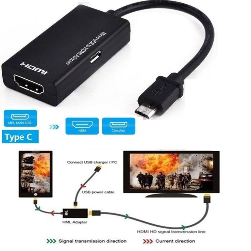 Micro USB 2.0 MHL To HDMI Cable HD 1080P For Android for Samsung HTC LG Android HDMI Converter Mini Mirco USB Adapter